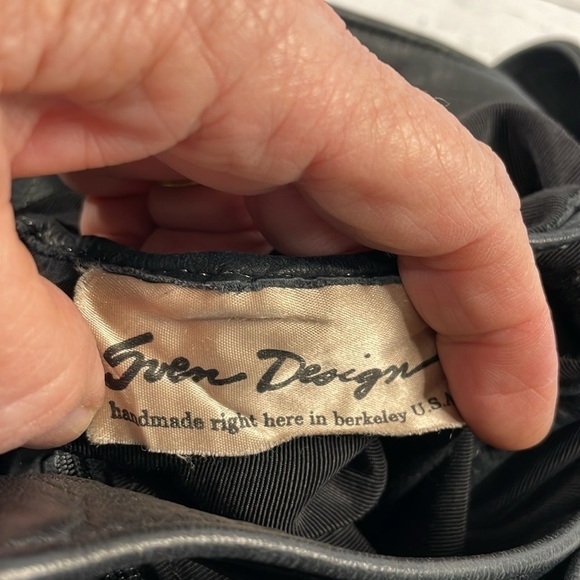 Sven Design Black Napa Leather Sling/Tote - Picture 11 of 15